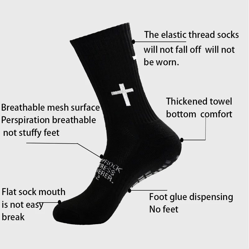 Sports Football Socks Tube Wear-resistant Non-slip Socks