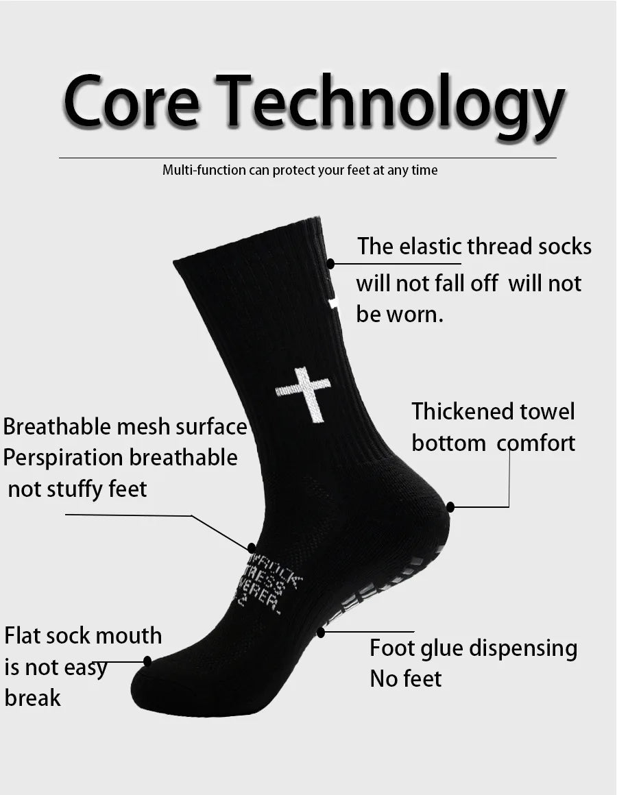 Sports Football Socks Tube Wear-resistant Non-slip Socks