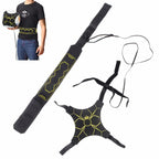 Football Kick Trainer Adjustable Soccer Training Elastic Belt Solo Soccer Ball Juggle Bag Auxiliary Football Training Equipment